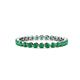 1 - Valerie 2.40 mm Emerald Eternity Band 