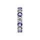 6 - Laida 4.00 mm Iolite and Lab Grown Diamond Eternity Band 