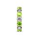 6 - Laida 4.00 mm Peridot and Lab Grown Diamond Eternity Band 