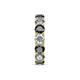 6 - Laida 4.00 mm Black Diamond and Lab Grown Diamond Eternity Band 