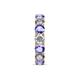 6 - Laida 4.00 mm Tanzanite and Lab Grown Diamond Eternity Band 