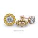 1 - Serena 0.48 ctw (2.00 mm) Round Citrine Jackets Earrings 