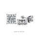 1 - Serena White Sapphire Jacket Earrings 