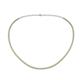 1 - Gracelyn 1.70 mm Round Lab Grown Diamond and Yellow Diamond Adjustable Tennis Necklace 