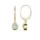 1 - Cara Opal (5mm) Solitaire Dangling Earrings 
