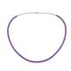 1 - Gracelyn 2.20 mm Round Amethyst Adjustable Tennis Necklace 