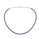 1 - Gracelyn 2.20 mm Round Amethyst Adjustable Tennis Necklace 