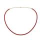 1 - Gracelyn 2.20 mm Round Ruby Adjustable Tennis Necklace 