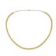 1 - Gracelyn 2.20 mm Round Yellow Sapphire Adjustable Tennis Necklace 