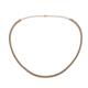 1 - Gracelyn 2.20 mm Round Smoky Quartz Adjustable Tennis Necklace 
