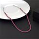 3 - Gracelyn 2.20 mm Round Ruby Adjustable Tennis Necklace 