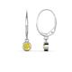 1 - Cara Yellow Diamond (4mm) Solitaire Dangling Earrings 