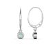 1 - Cara Opal (4mm) Solitaire Dangling Earrings 