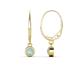 1 - Cara Opal (4mm) Solitaire Dangling Earrings 