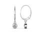 1 - Cara Lab Grown Diamond (4mm) Solitaire Dangling Earrings 