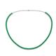 1 - Gracelyn 2.70 mm Round Emerald Adjustable Tennis Necklace 