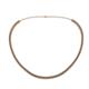 1 - Gracelyn 2.70 mm Round Smoky Quartz Adjustable Tennis Necklace 