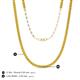 5 - Gracelyn 2.20 mm Round Citrine Adjustable Tennis Necklace 