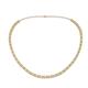 1 - Gracelyn 2.70 mm Round Diamond and Yellow Sapphire Adjustable Tennis Necklace 
