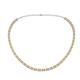 1 - Gracelyn 2.70 mm Round Lab Grown Diamond and Citrine Adjustable Tennis Necklace 