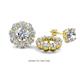 1 - Serena 1.80 ctw (3.00 mm) Round Lab Grown Diamond Jackets Earrings 