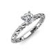4 - Viona Signature 1.00 ct IGI Certified Lab Grown Diamond Round (6.50 mm) Solitaire Engagement Ring 