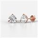 1 - Pema 2.00 ctw (6.30 mm) IGI Certified Round Lab Grown Diamond Martini Solitaire Stud Earrings 