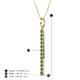 4 - Stephanie 0.32 ctw (1.80 mm) Round Created Alexandrite Vertical Pendant Necklace 