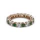 3 - Tiffany 3.40 mm Created Alexandrite and Lab Grown Diamond Eternity Band 