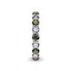 6 - Tiffany 3.40 mm Created Alexandrite and Lab Grown Diamond Eternity Band 