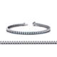 1 - Abril 2.40 mm Aquamarine Eternity Tennis Bracelet 