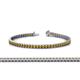 1 - Abril 2.40 mm Citrine Eternity Tennis Bracelet 