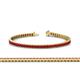 1 - Abril 2.50 mm Ruby Eternity Tennis Bracelet 