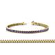 1 - Abril 2.50 mm Iolite Eternity Tennis Bracelet 