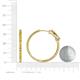 5 - Melissa 1.80 ctw (2.30 mm) Inside Outside Round Citrine Eternity Hoop Earrings 