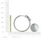 5 - Melissa 3.00 ctw (2.30 mm) Inside Outside Round Peridot Eternity Hoop Earrings 