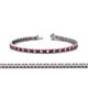1 - Abril 2.40 mm Ruby and Diamond Eternity Tennis Bracelet 