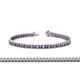1 - Abril 2.40 mm Amethyst and Diamond Eternity Tennis Bracelet 