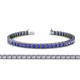 1 - Nancie 3.30 mm Tanzanite Eternity Tennis Bracelet 