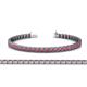 1 - Nancie 3.30 mm Rhodolite Garnet Eternity Tennis Bracelet 