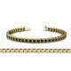 1 - Nancie 3.30 mm Black Diamond Eternity Tennis Bracelet 