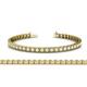 1 - Nancie 3.30 mm White Sapphire Eternity Tennis Bracelet 