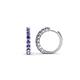 1 - Raya Round Iolite Hoop Earrings 