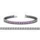 1 - Nancie 3.30 mm Pink Sapphire and Diamond Eternity Tennis Bracelet 