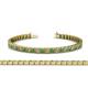 1 - Nancie 3.30 mm Emerald and Diamond Eternity Tennis Bracelet 