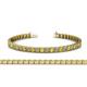 1 - Nancie 3.30 mm Yellow Sapphire and Diamond Eternity Tennis Bracelet 