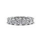 1 - Luna 5.92 ctw (4.00 mm) Cushion Shape Lab Grown Diamond U Prong Eternity Band 