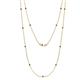 1 - Lien (13 Stn/1.9mm) Black Diamond on Cable Necklace 