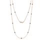 1 - Lien (13 Stn/2.3mm) Black Diamond on Cable Necklace 