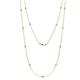 1 - Lien (13 Stn/2.3mm) Diamond on Cable Necklace 